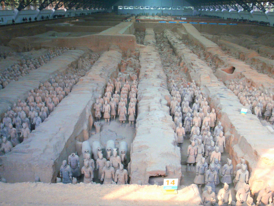 Terracotta Warrior Army, Xian, China.